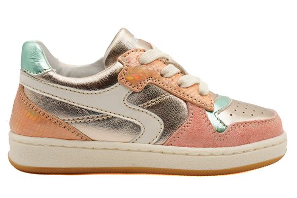 Kadette  S Med Snørebånd Og Lynlås, Guld Rosa Babybotte Sneaker
