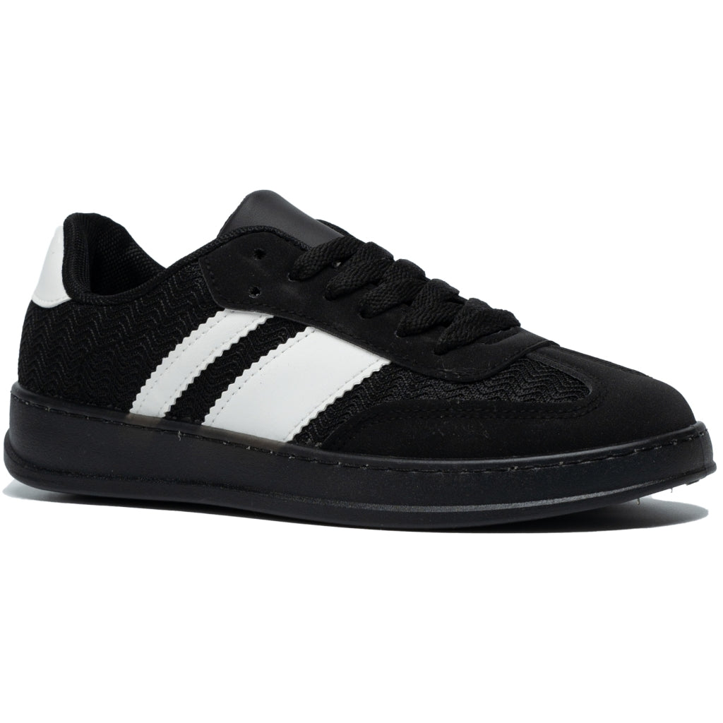 Caroline Dame  S 1208   Black Shoes Sneaker