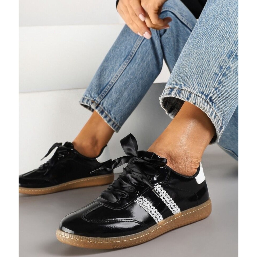 Gloria Dame S A 110 - Sorte Sneakers på Tilbud!