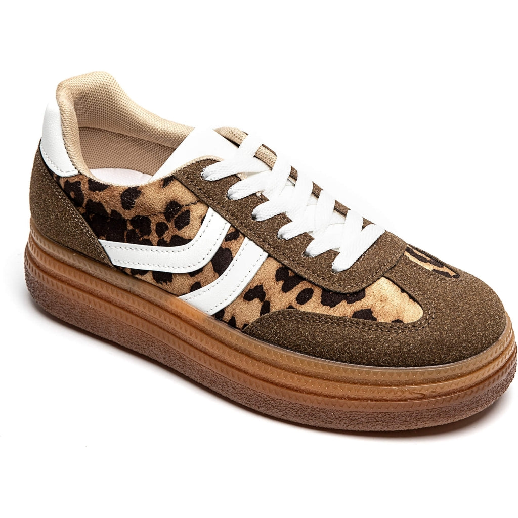 Agnes Dame  S 8999   Leopard Shoes Sneaker