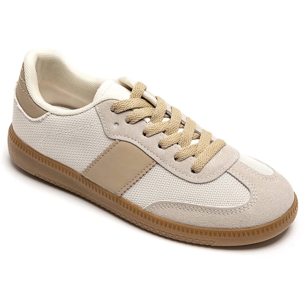 Elie Dame  S 8965   Beige Shoes Sneaker