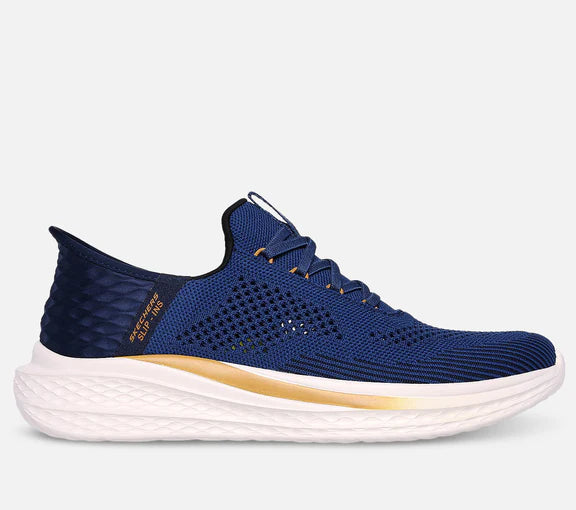 Slip Ins, Slade Ouinto   76 1206   Blå   41 Skechers Sneaker