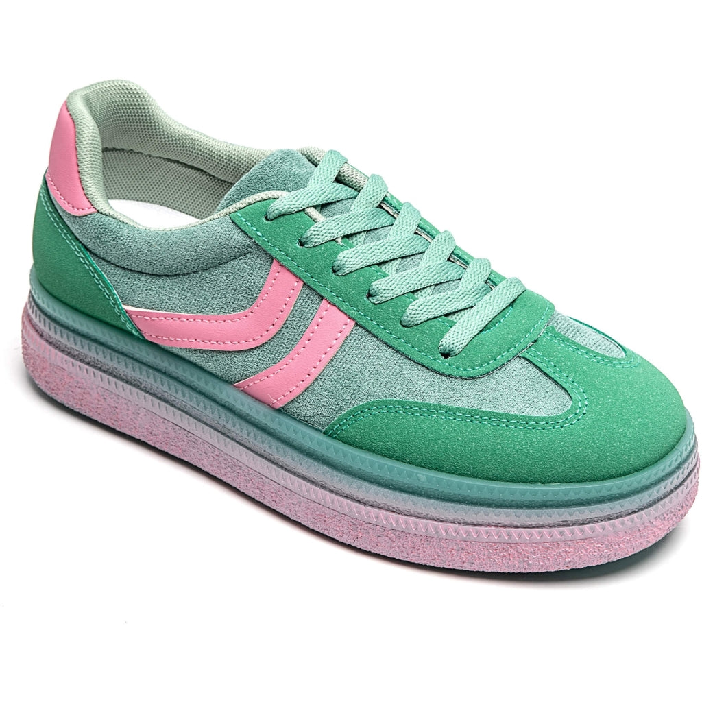 Agnes Dame  S 8999   Green Shoes Sneaker