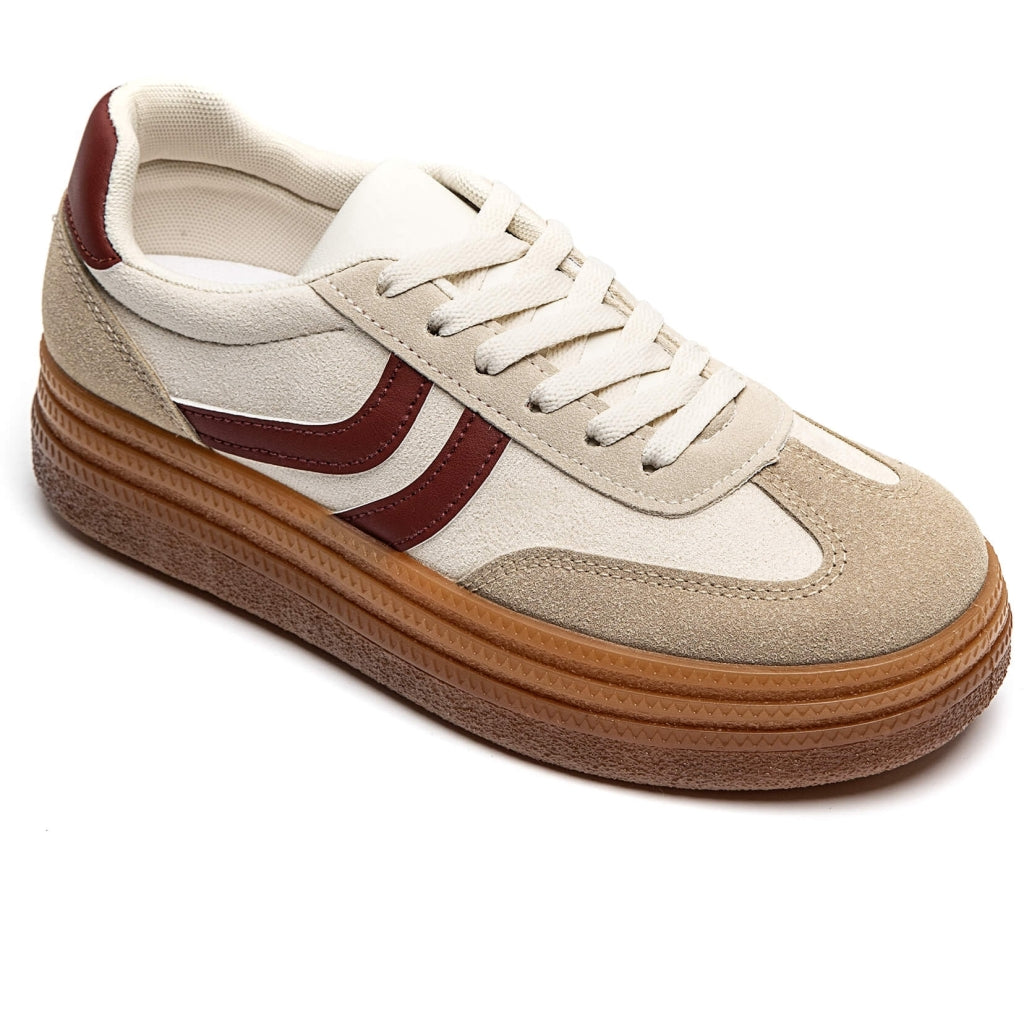 Agnes Dame  S 8999   Wine Shoes Sneaker