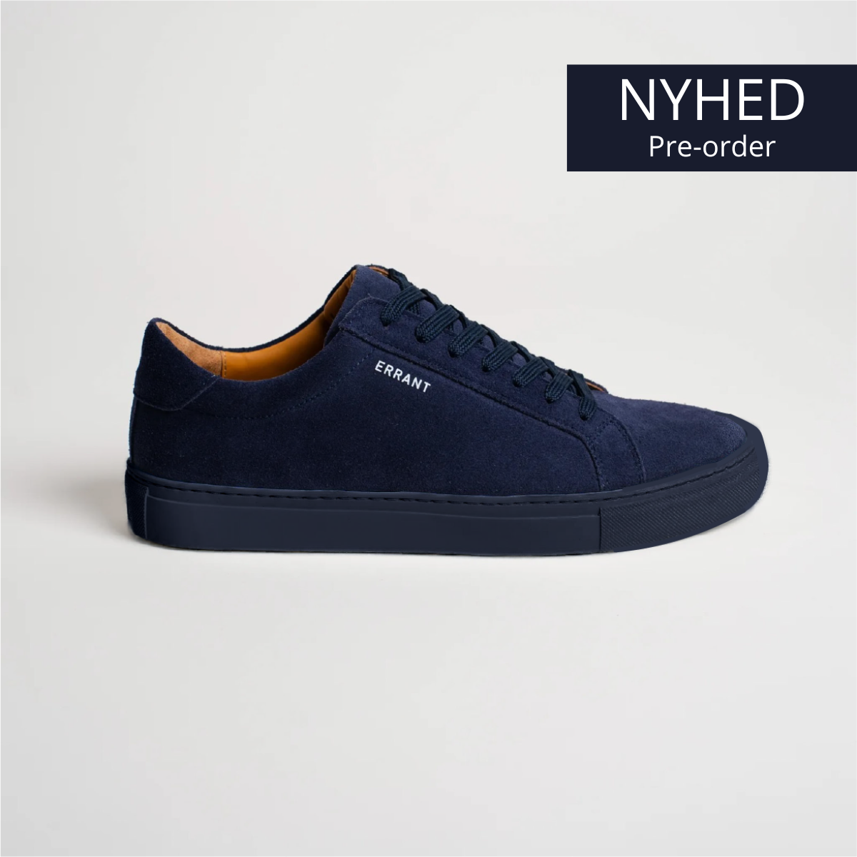 Essential     All Navy Suede   Sko   Ruskind   Størrelse 40 Errant Sneaker