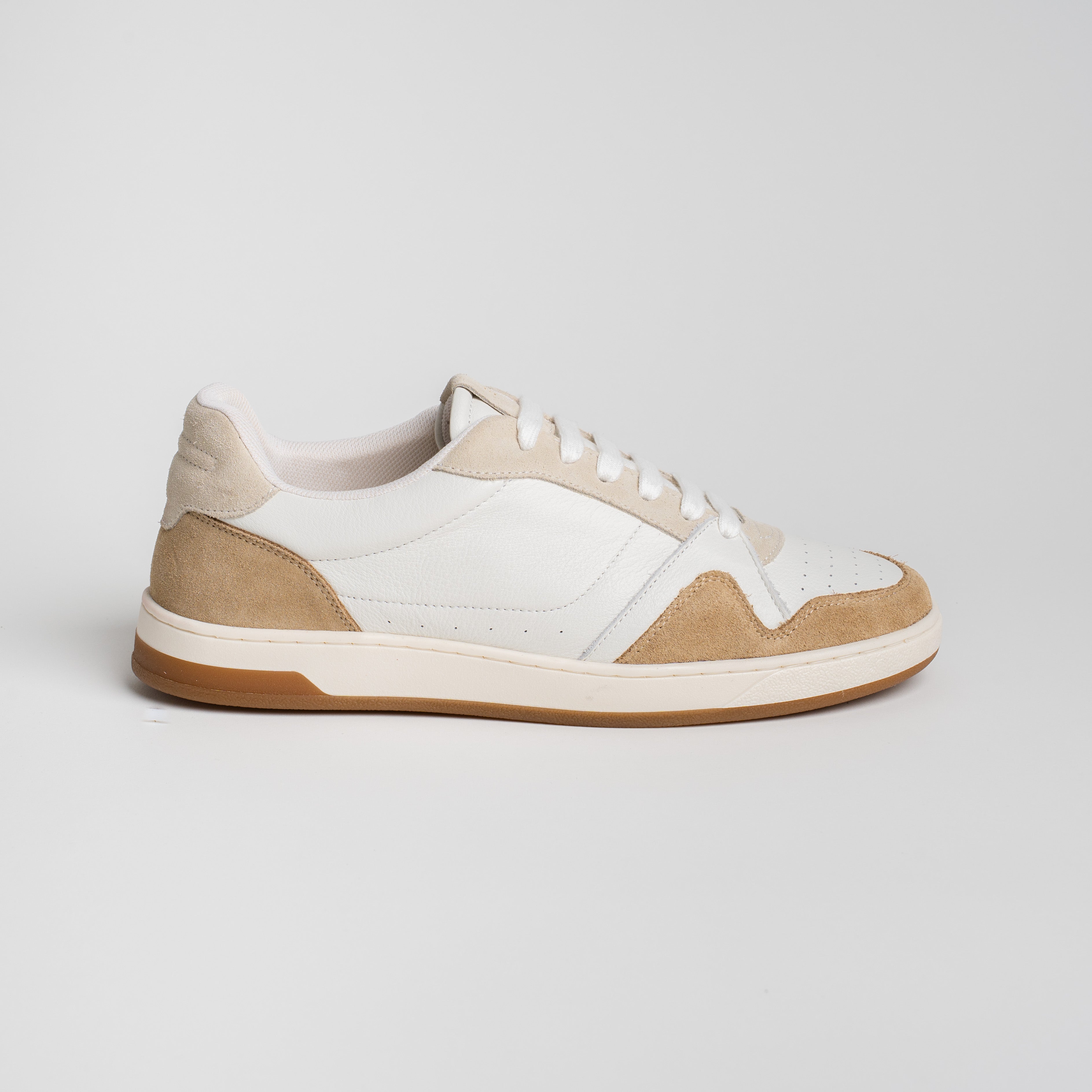 Rustfarvede lædersneakers til mænd – stil og komfort!