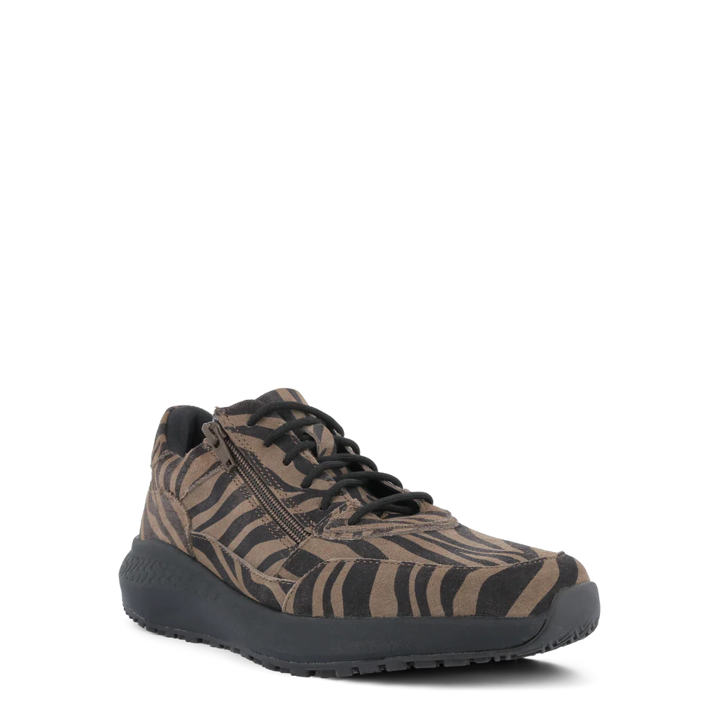 Zigga Dyreprint Grøn Komfort Sneakers – Fantastisk Tilbud!
