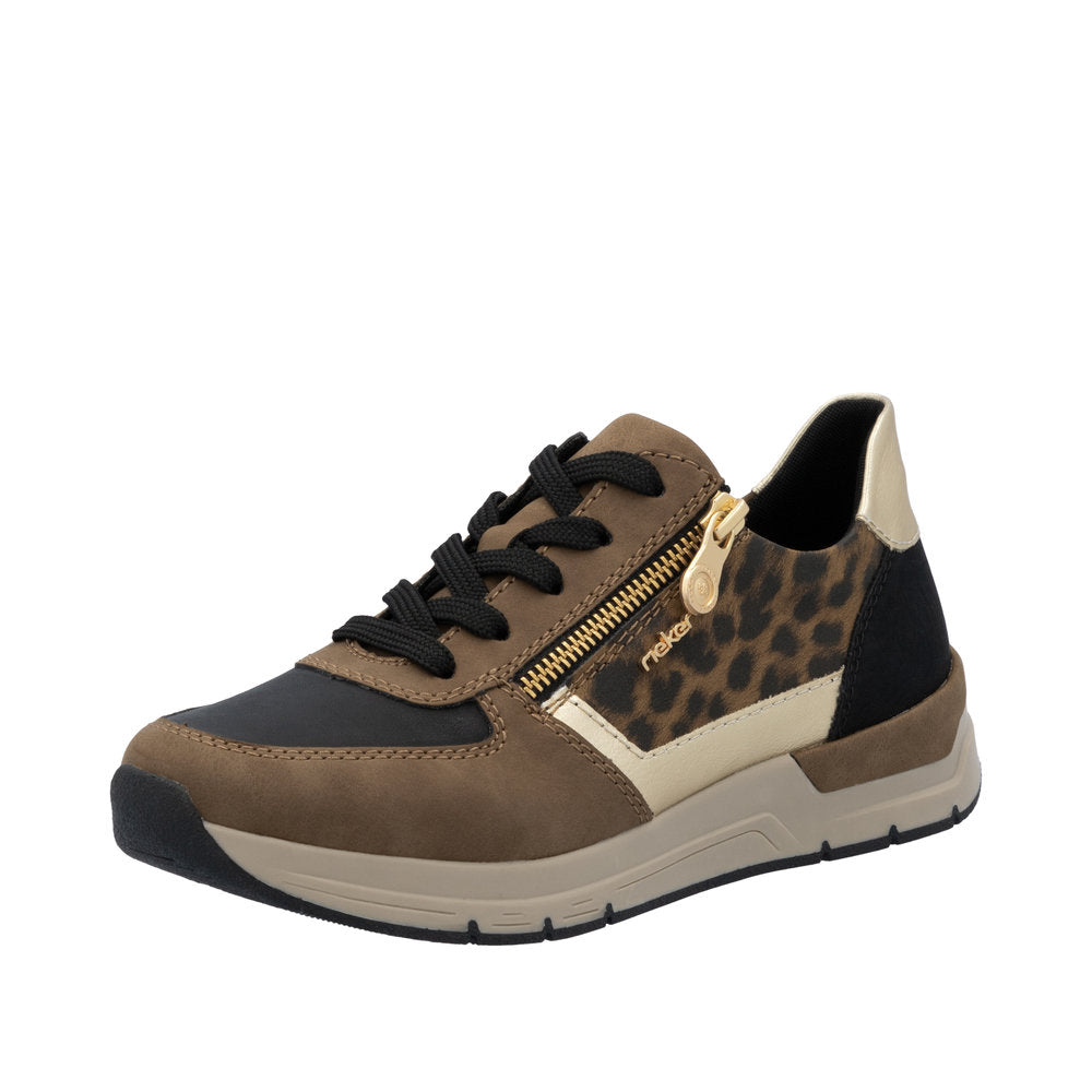 Dame  , 76 1216   Brun   36 Rieker Sneaker