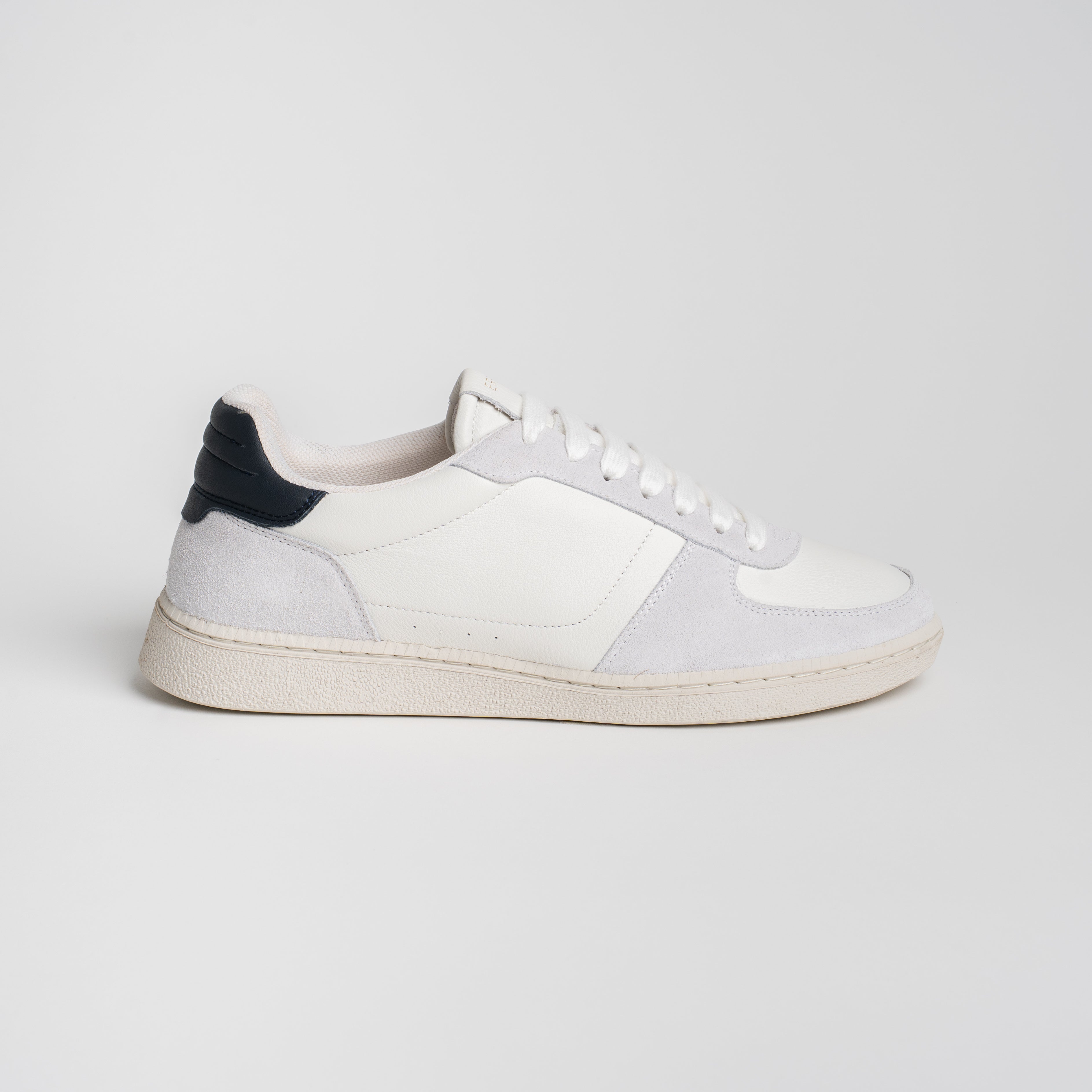 Retro Off White Lædersneakers til Mænd – Stil og Komfort!