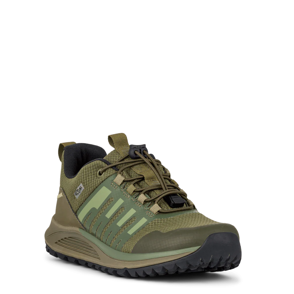 Track N' Trail Komfort Sneakers i Oliven - Fantastisk Tilbud!