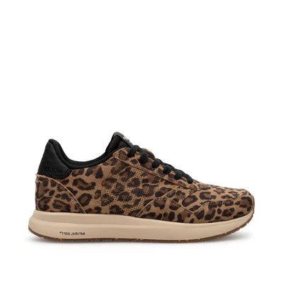 Woden Nicoline Leopard 76 1246 Brun 37 Schou Bertelsen Sko Sneaker