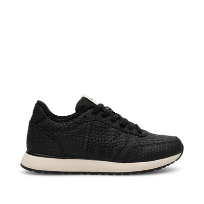 Ronja Croco   76 1245   Sort   37 Woden Sneaker