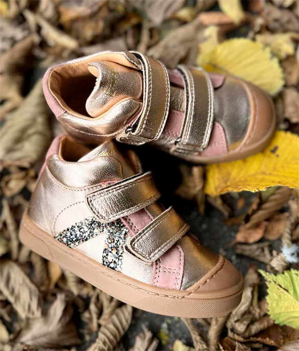 Katalina Velcro  S, Rosegold Babybotte Sneaker